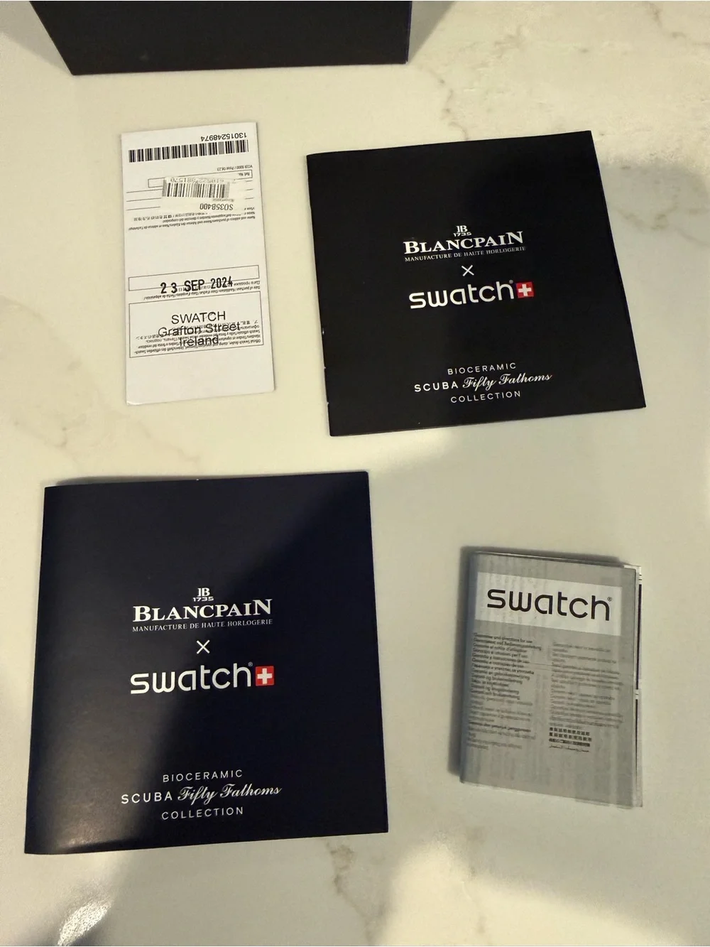 Blancpain x Swatch Scuba Fifty Fathoms Oceans of Storms Mena Watch